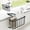 black, variant on Miogawg Kitchen Sink Caddy Organzier, Sponge Holder For Sink, Kitchen Countertop Soap Dispenser Organizer, Sink Caddy For Sponges, Brushes, Stoppers & Scrapers