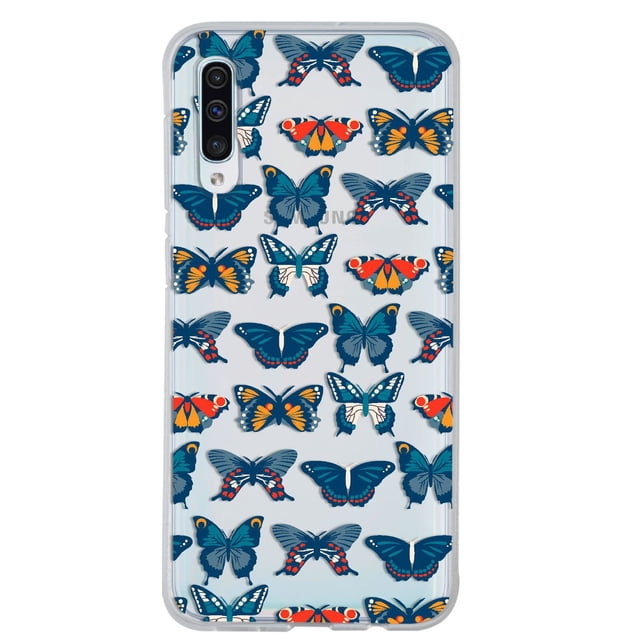 Funda para Galaxy A50 InstaCase Patron de Mariposas Uso rudo Antigolpes