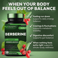 thumbnail image 3 of Blood Sugar Support | 1200mg Berberine Supplement | For Glucose Metabolism, Gut & Liver Health | Weight Management, Immune System & Cardiovascular Health 120 Capsules, 3 of 9