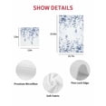 thumbnail image 7 of Blue Eucalyptus Kitchen Dish Towels for Drying Dishes Set of 4, Botanical Plant Rustic Branch Floral Waffle Weave Microfiber Hand Tea Bathroom Towels Quick Dry & Absorbent Towel 12x12, 7 of 7