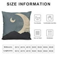 thumbnail image 5 of Nawypu  Abstract Boho Sun Moon Mountains Decorative Pillowcase Throw Pillow Cover, Modern Art Blue Sun Moon Landscape for Sofa Bed Girls Room Home Bohemia Decor Pillow Case, 5 of 5