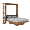 thumbnail image 1 of Cama Matrimonial Abatible Con Estantes Almond CM8014.0100 MADIK Progresista, 1 of 10