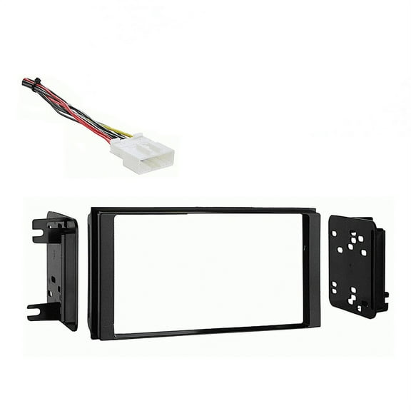 Fits Subaru Impreza WRX 2008-2011 w/o OE NAV DDIN Harness Radio Dash Kit