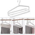 thumbnail image 2 of Expandable Drying Rack for Bed Sheets & Towels, Adjustable 15.7-25.6 Inch Laundry Drying Rack with Windproof Clips, Foldable Clothes Hangers Garment Rack for Indoor/Outdoor, 2 of 7