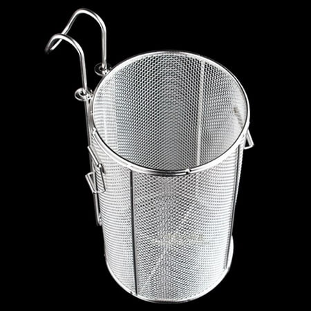 

Stainless Steel Deep Basket Stainless Steel Mesh Spider Food Dumpling Noodle Wire Strainer 12.5cm diameter basket