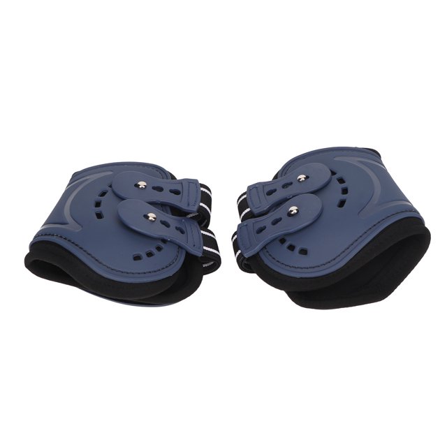 Horse Hind Leg Boots, Open Front Adjustable Breathable Horse Front Tendon Boots Impact Absorbing Prevent Slip Horse Fetlock Boots For Training Jumping Riding