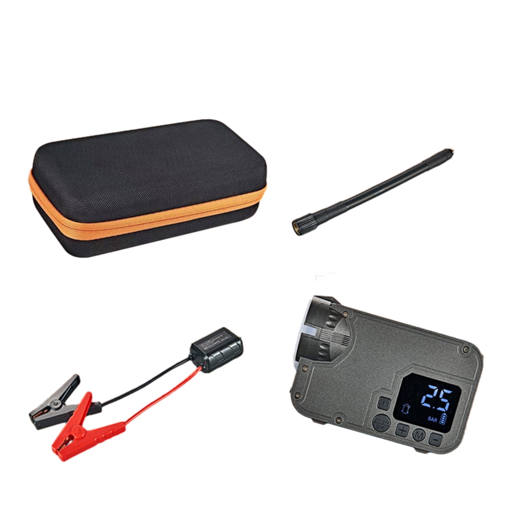 relayinert Portable Jump Starter With Air Compressor Wide Application Automatic Shutoff Emergency