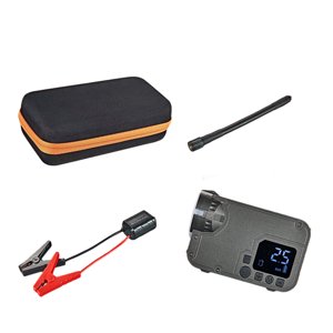 relayinert Car Jump Starter With Air Compressor Digital Display Lighting Safety Protection 450V Flashlight