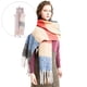 thumbnail image 5 of Mujeres Winter Winter Bufanda Larga Wrap Shawl Plaid Knit Bufanda Cape Light Pink 1 Sunnimix Bufanda de tela escocesa de invierno, 5 of 7