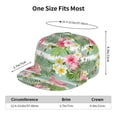 thumbnail image 6 of Uemuo Tropical Flamingo Pattern Women's Baseball Cap,Straight Brim Hat,Golf Dad Hat,Travel Hat,Sun Protection Cap,Everyday Accessory, 6 of 9