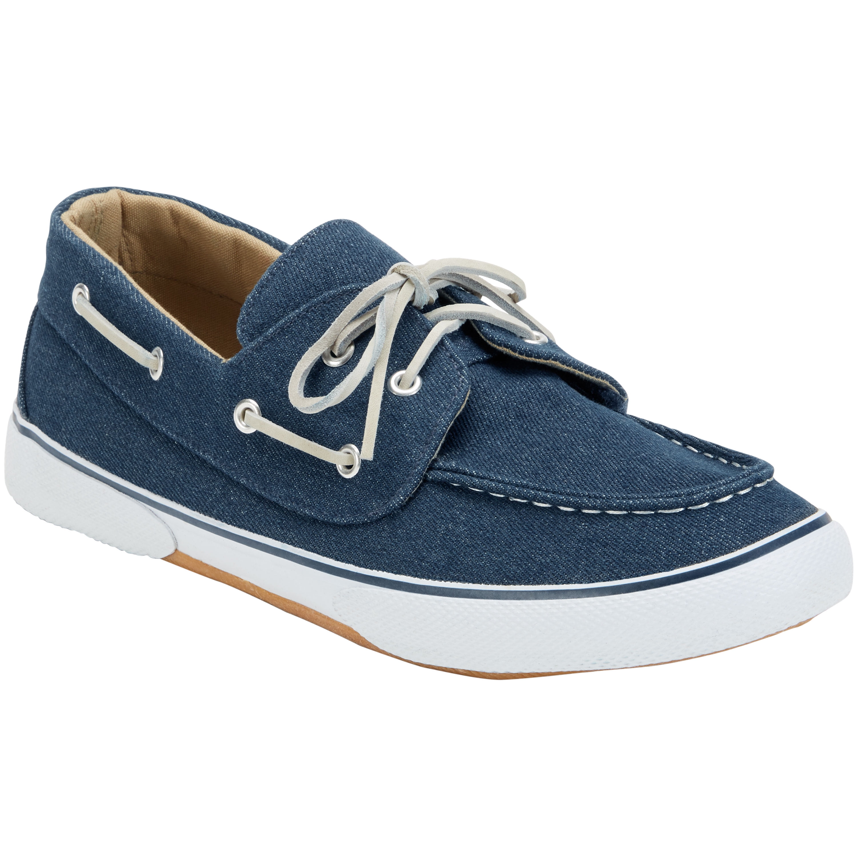 Kingsize - Kingsize Canvas Velcro Boat Shoe Loafers Shoes - Walmart.com