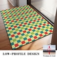 thumbnail image 3 of Multi Color Checkerboard Checkered Pattern Door Rugs,Washable Non Slip Door Mats Indoor,Decorative Door Mats,Entry Mat Indoor for Entrance,Bedroom,Kitchen,Bathroom,20"x32", 3 of 6