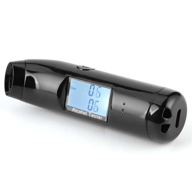 Driving Wine Tester, LCD Display 3 Color Indicator Light Breathalyzer High Sensitivity For Drivers For High Groups