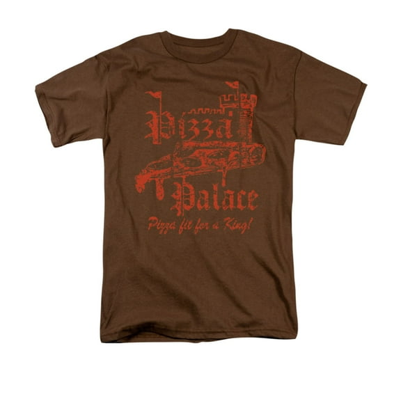 Pizza Palace Fit For A King Adult T-Shirt Tee