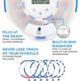 thumbnail image 2 of LiveFine Automatic Pill Dispenser 28-Day Organizer with 6 Dosage Rings LCD Alerts Key & Magnifier, 2 of 5