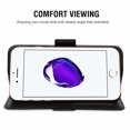 thumbnail image 3 of Iphone 7 Case, Iphone 8 Case, Iphone Se 2020 Case, Mobile Phone Case Iphone 7 Case Leather Flip Case Wallet Case Protective Case for Apple Iphone 7/8 / Se 2020 Cover (4.7 Inch) - Black, 3 of 7