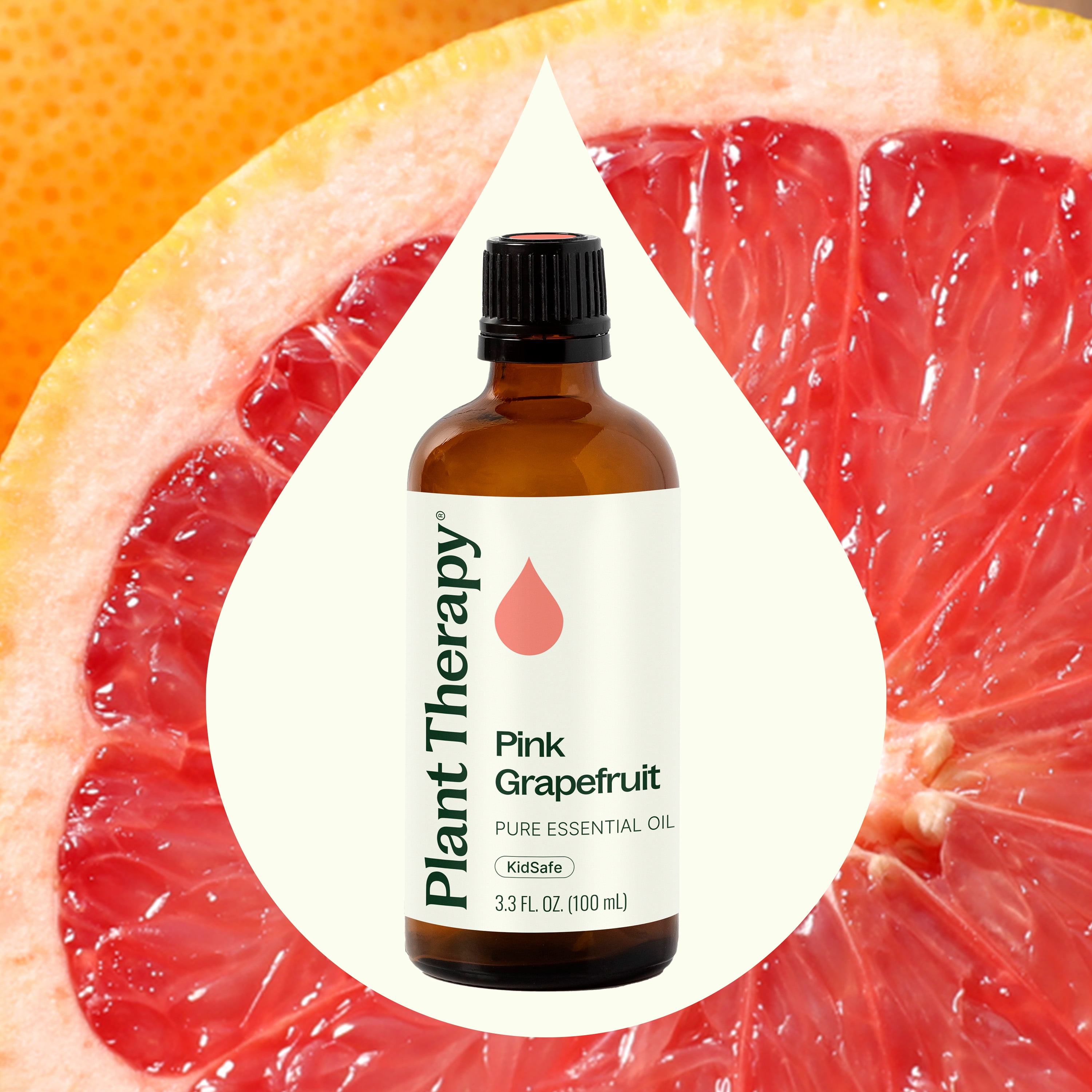 Plant Therapy Pink Grapefruit Essential Oil 100 mL (3.3 oz) 100% Pure, Undiluted, Natural Aromatherapy