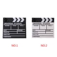 thumbnail image 2 of Director de madera, escena de película, claqueta, TV, video, claqueta, película, accesorio fotográfico, decoraciones colgantes Advancent EL0819-01B, 2 of 2