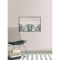thumbnail image 5 of Elephant Poses II Floater Framed Painting Print on Canvas, 5 of 6