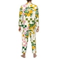 thumbnail image 5 of Kll Fruit Sleepwear Mens Flannel Pajamas,Long Cotton Pj Set, 5 of 9
