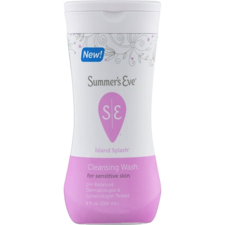 - Summer's Eve Island Splash Cleansing Wash for Sensitive Skin