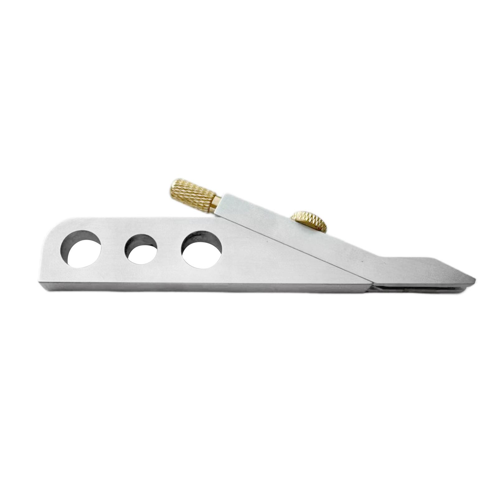 Dualoai Guitar Nut Scrbe Tool Repair Tool,Compact,Portable,Lightweight,Professional Metal Accessories Classical Instruments Making