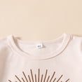 thumbnail image 4 of Coerni Baby Boy Home Outfit Set Toddler Kids Summer Short Sleeve Sun Print Tops Casual Shorts 2PCS Suit Clothing, 4 of 7