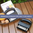 thumbnail image 4 of Meat Tenderizer Tool 48 Stainless Steel Needle Design | Manual Meat Softener & Tenderizing Piercer - Durable ABS Handle | Safe Locking Blades | Dishwasher Safe | For Beef Pork Steak Chicken, 4 of 9