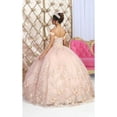 thumbnail image 2 of Womens Rose Gold Quinceanera Dresses Ball Gown Juniors Sweet 16 Prom Birthday Dress Off Shoulder Evening Princess Puffy Dresses for Plus Size Women, 2 of 5