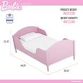 thumbnail image 6 of Evolur Barbie Dreamscape Toddler Bed in Pink, 6 of 7