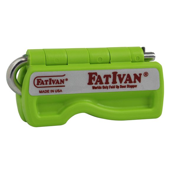 Tope de puerta plegable Fat Ivan con imán, verde