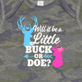 thumbnail image 4 of Inktastic Gender Reveal Will It Be a Little Buck or Doe? Girls Baby Bodysuit, 4 of 5