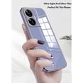 thumbnail image 3 of Compatible with Realme C55 Case for Women Men, Ultra Thin Realme C55 Phone Case Silicone Cute Shockproof Plating Electroplate Soft Cases Cover (Lavender Grey), 3 of 7