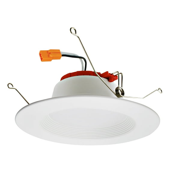Elco El61030 5" Integrated Led Baffle Recessed Trim - White