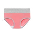 thumbnail image 3 of ATOYSOY Women's Plus Size Hip Lifting Cotton Panties, 10 Pack Underpants Shapewear Control Briefs Seamless Solid Panty Classic Briefs Comfy Stretchy Multipack Pink XXXL, 3 of 3
