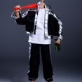 thumbnail image 2 of Figura de acción masculina de 6 pulgadas, abrigo, pantalones, cuerpo de figura de acción, Cosplay, tela suave para hombre perfke Chaqueta de muñeca, 2 of 9