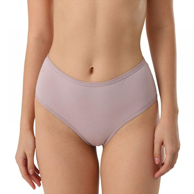 Xmarks Women's Underwear, High Waisted Cotton Panties Soft Stretch