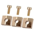thumbnail image 4 of 3x Golden Electric Guitar Nut Clamp&Screws for Tremolo Bridge, 4 of 5