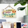 thumbnail image 2 of CounterArt "If It Involves Wine" Hanging Wood Wall Sign 9.5” x 5.75”, 2 of 7
