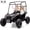 Black, variant on Rugerasy 24V 2 Seater Ride On for Ages 3+,4WD Electric UTV Truck,Remote Control Off Road Ride On with Sun Shade,4 Shock Absorbers,LED Lights,Music & 3 Speeds,Black