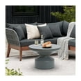 thumbnail image 2 of Round Outdoor Coffee Table, Gray MGO Table, Patio Side Table - 24 Inch, 2 of 6
