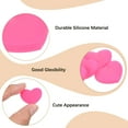 thumbnail image 3 of Uxcell Tennis Racket Vibration Dampener Soft Silicone Racket Shock Absorber for Tennis Racquet String - Heart Shaped Hot Pink, 3 of 6