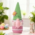 thumbnail image 2 of ICQOVD Poupée Interactive Oreilles de Lapin Ornement de Table Thème de Pâques Peluche Décorative, 2 of 6