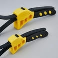 thumbnail image 5 of 3 Pieces Adjustable Wrench Set Oil Filter Wrench Set Rubber Strap Wrenches Yellow Easy Bottle Opener for Plumbing Tasks Spanner Drain Sewer Sink Water Filter Wrench Colorful, 5 of 6