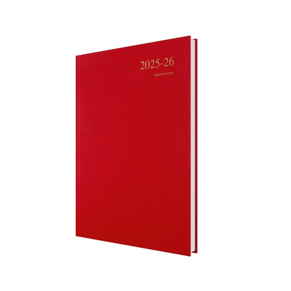 Essentials - A4 Day-to-Page with Appointments Mid/Academic Year Diary Planner 2025-2026