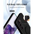 thumbnail image 3 of for Samsung Galaxy S20 5G Phone Case, Ring Stand [360° Rotatable Ring Holder] with 2 Screen Protector, with Full Camera Cover Protection, Silicone Slim Protective Phone Case (Black), 3 of 12