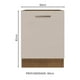 thumbnail image 2 of Mueble de Cocina 60 x 60 cm 1 Puerta (Sin Tablero) Agata Madesa, 2 of 5