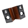 thumbnail image 4 of 2x Altavoces De Madera Altavoces De Escritorio USB De Alto Volumen Para Fiesta Camping Oficina, 4 of 9