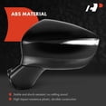 thumbnail image 3 of A-Premium Driver Side Power Door Mirror Compatible with Mazda CX-5 2015-2016 - Heated Manual Folding w/Turn Signal Black Outside Rear View Mirror w/o Blind Spot Detection - Replace# KR22691N783, 3 of 6
