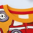 thumbnail image 4 of Tiijoy Boys Sweatshirt Fire-Engine Pattern Crew Neck Cotton Pullover, Sizes 12-24M, 4 of 7